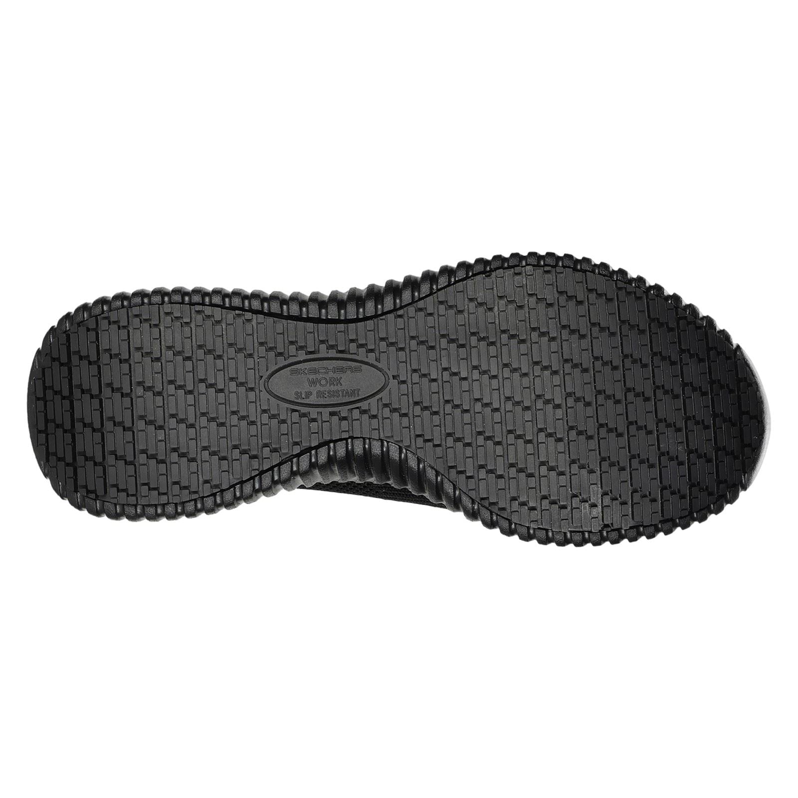 Skechers Workwear Cessnock - Gwynedd Textil Damen Schwarze Sicherheits Sneakers