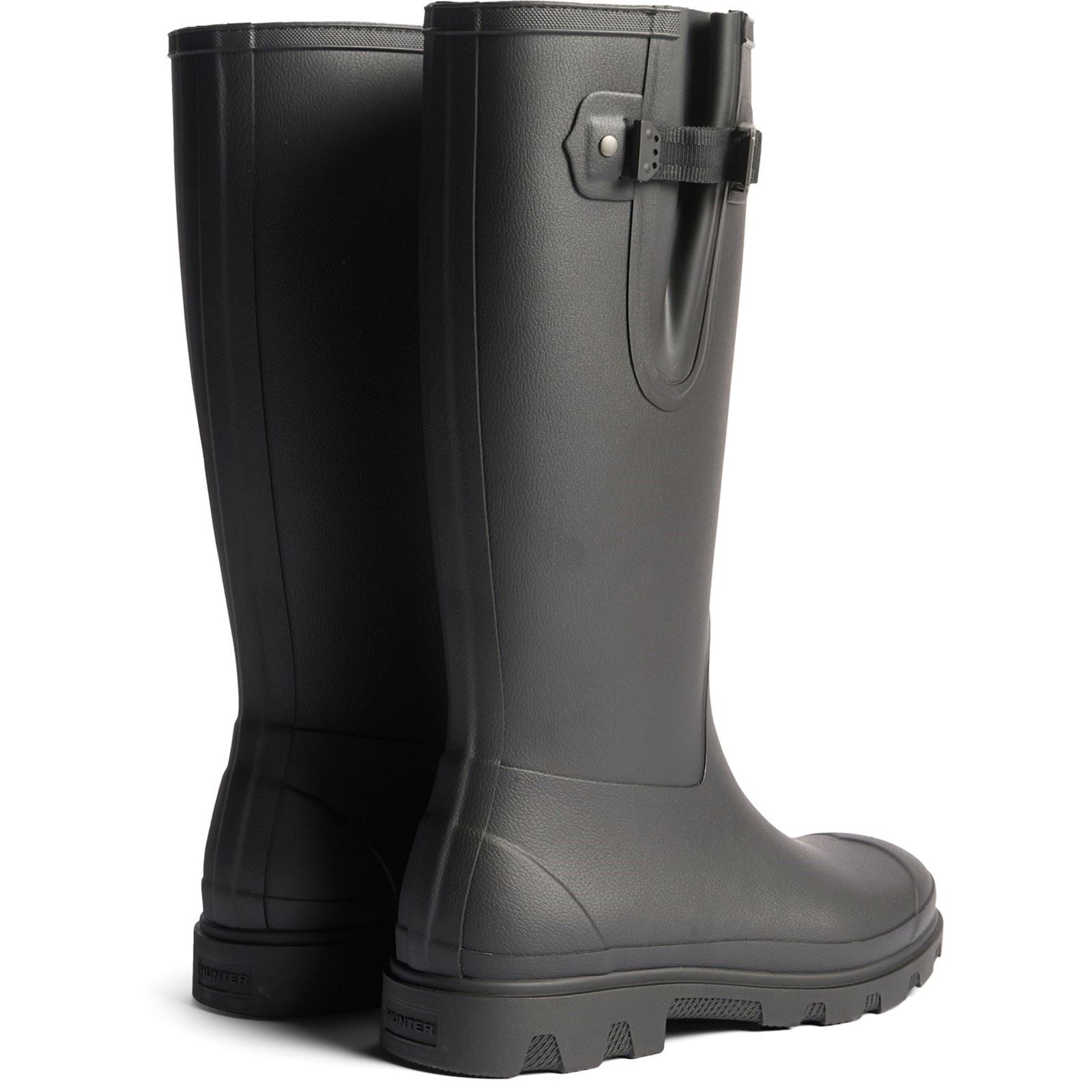 Hunter Field Downpour Gummi Damen Schwarze Farbe Gummistiefel