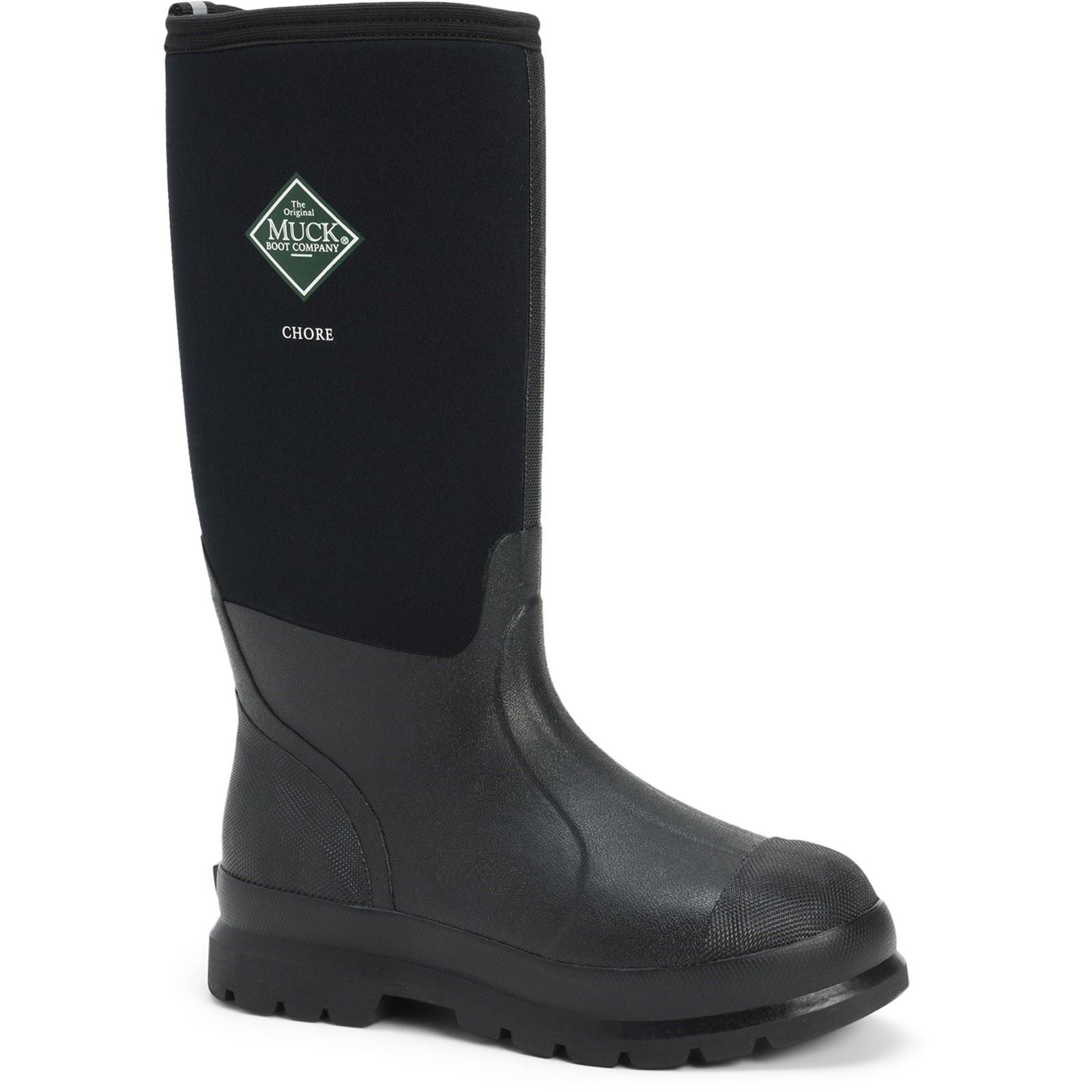 Muck Boots Chore Classic Hi Schwarze Gummistiefel