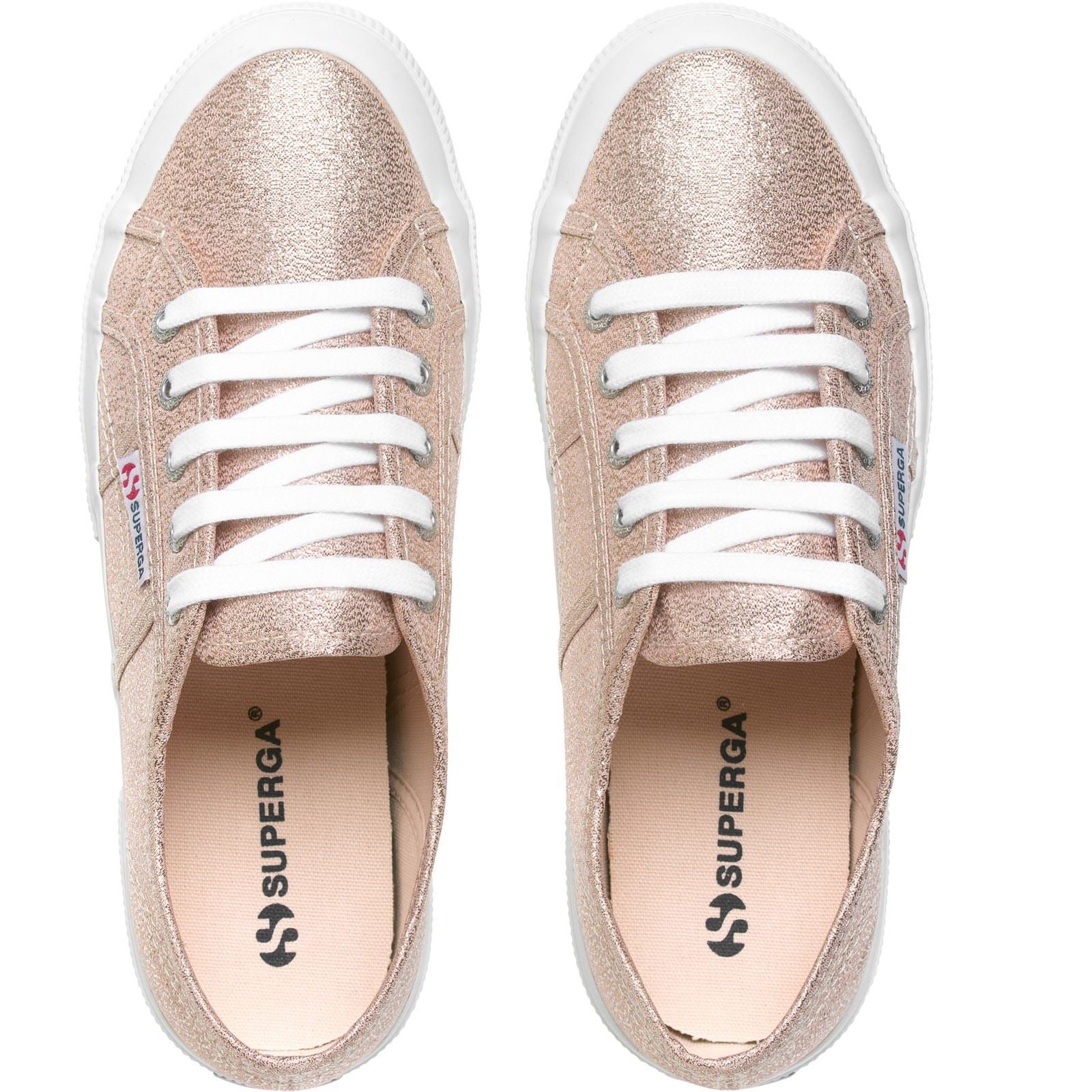Superga 2750 Lamew Synthetik Damen Rosé Platin Sneakers