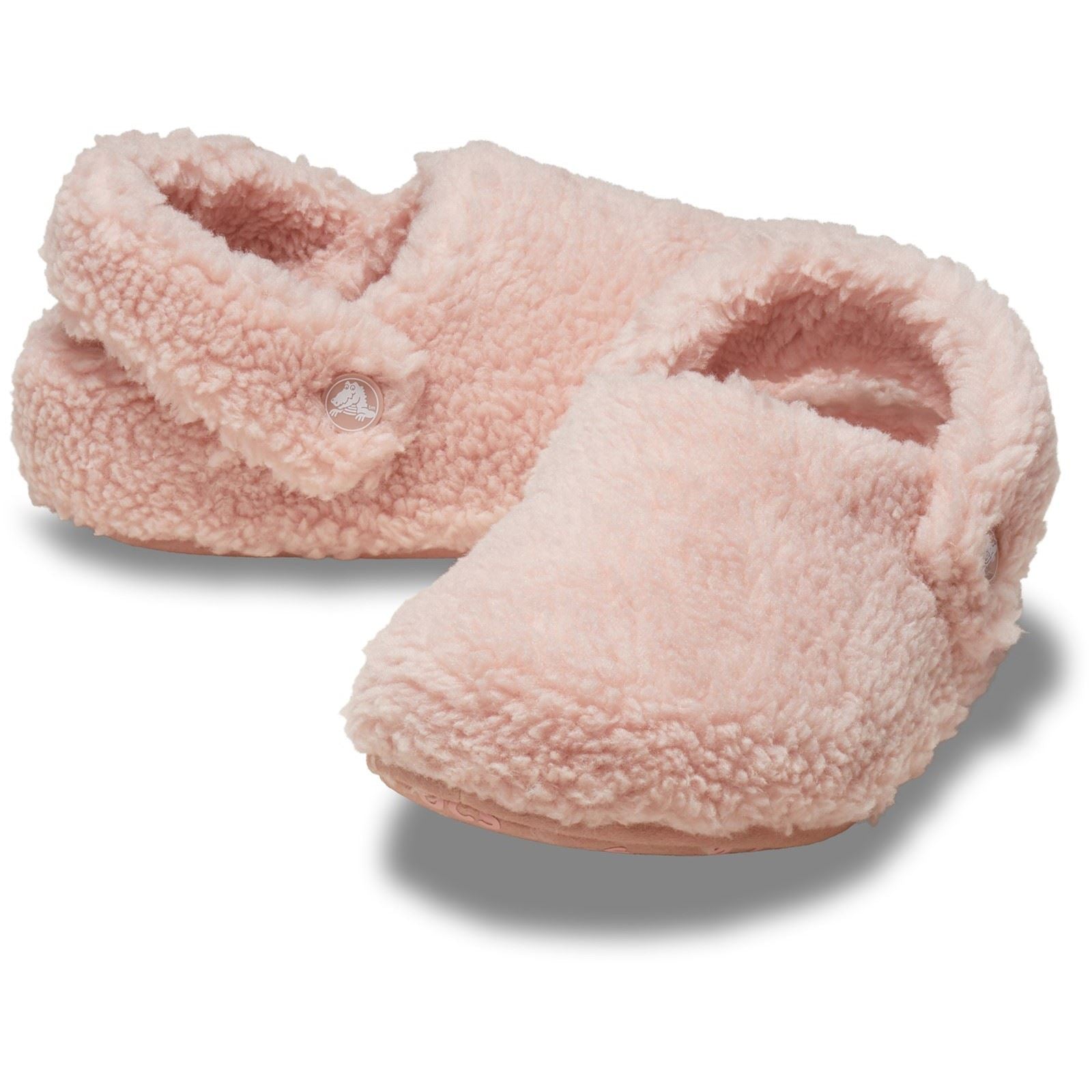Crocs Classic Cozzzy Synthetik Pink Clay Hausschuhe
