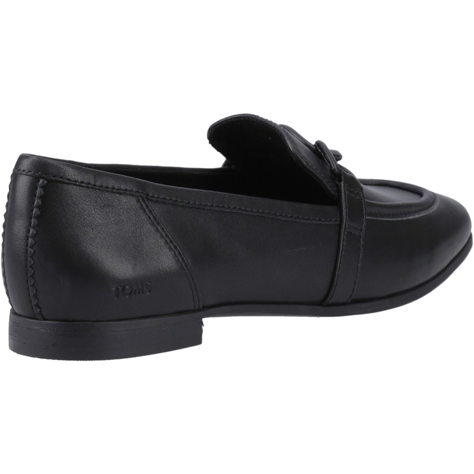 TOMS Lynette Damen Schwarze Farbe Lederloafer