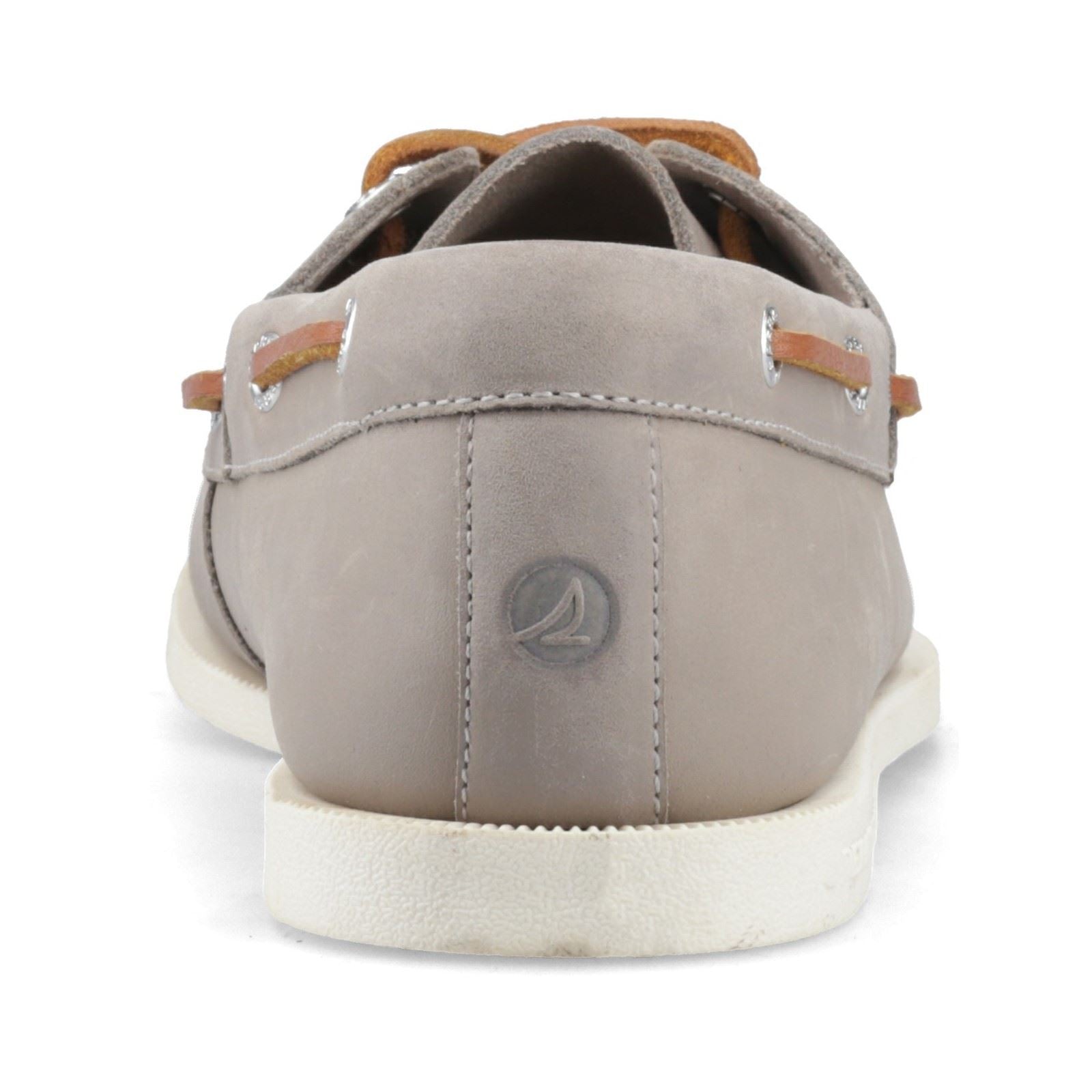 Sperry Tacoma 2 Eye Boat Leder Herren Graue Bootsschuhe