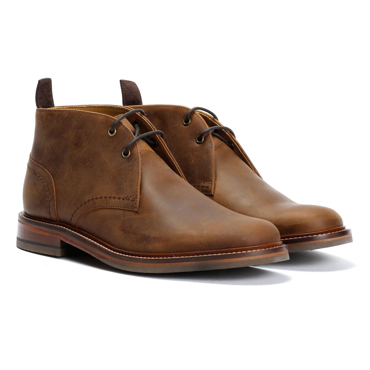 Chapman & Moore Country Chukka Leder Herren Braune Stiefel