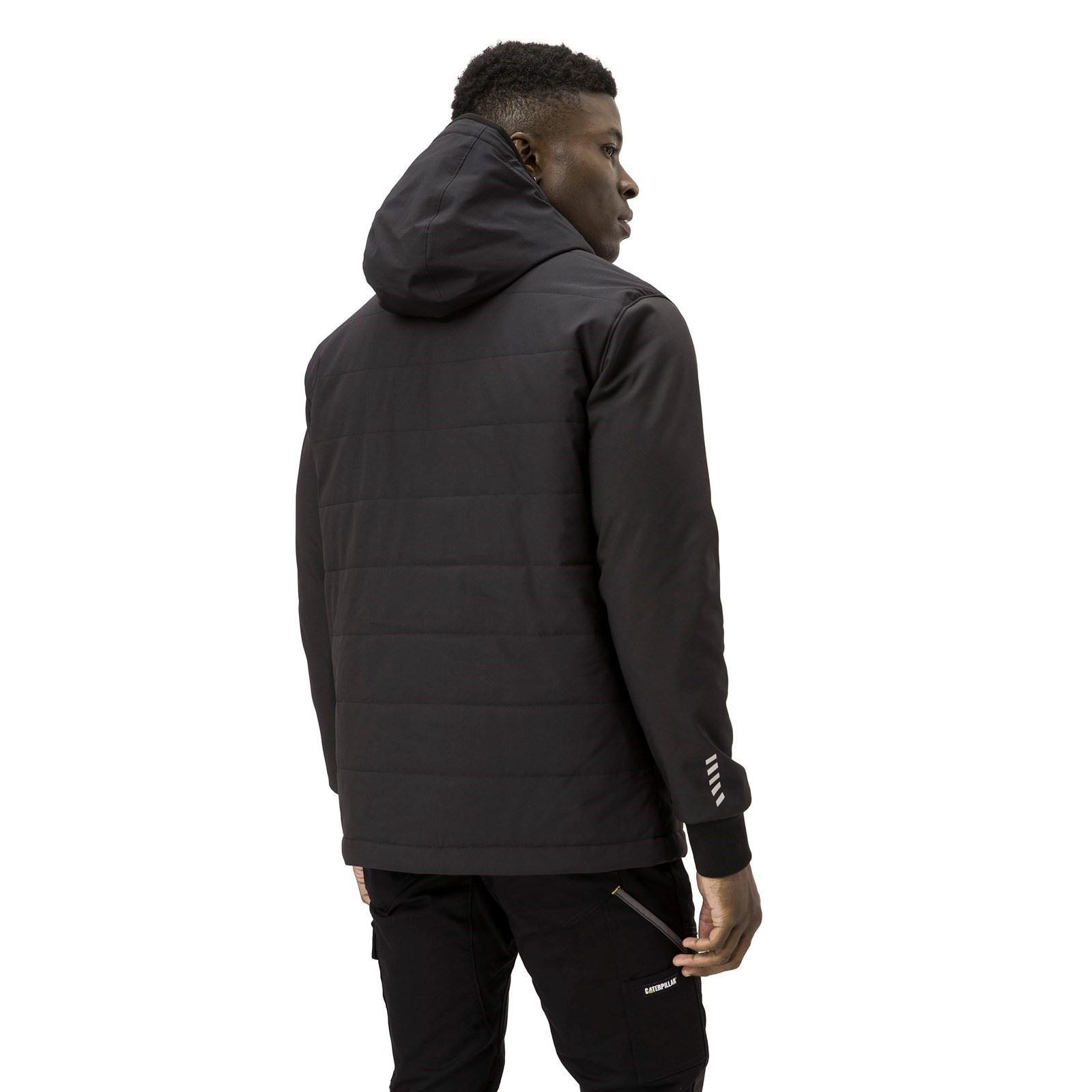 Caterpillar Tech Hybrid Herren Schwarze Jacke