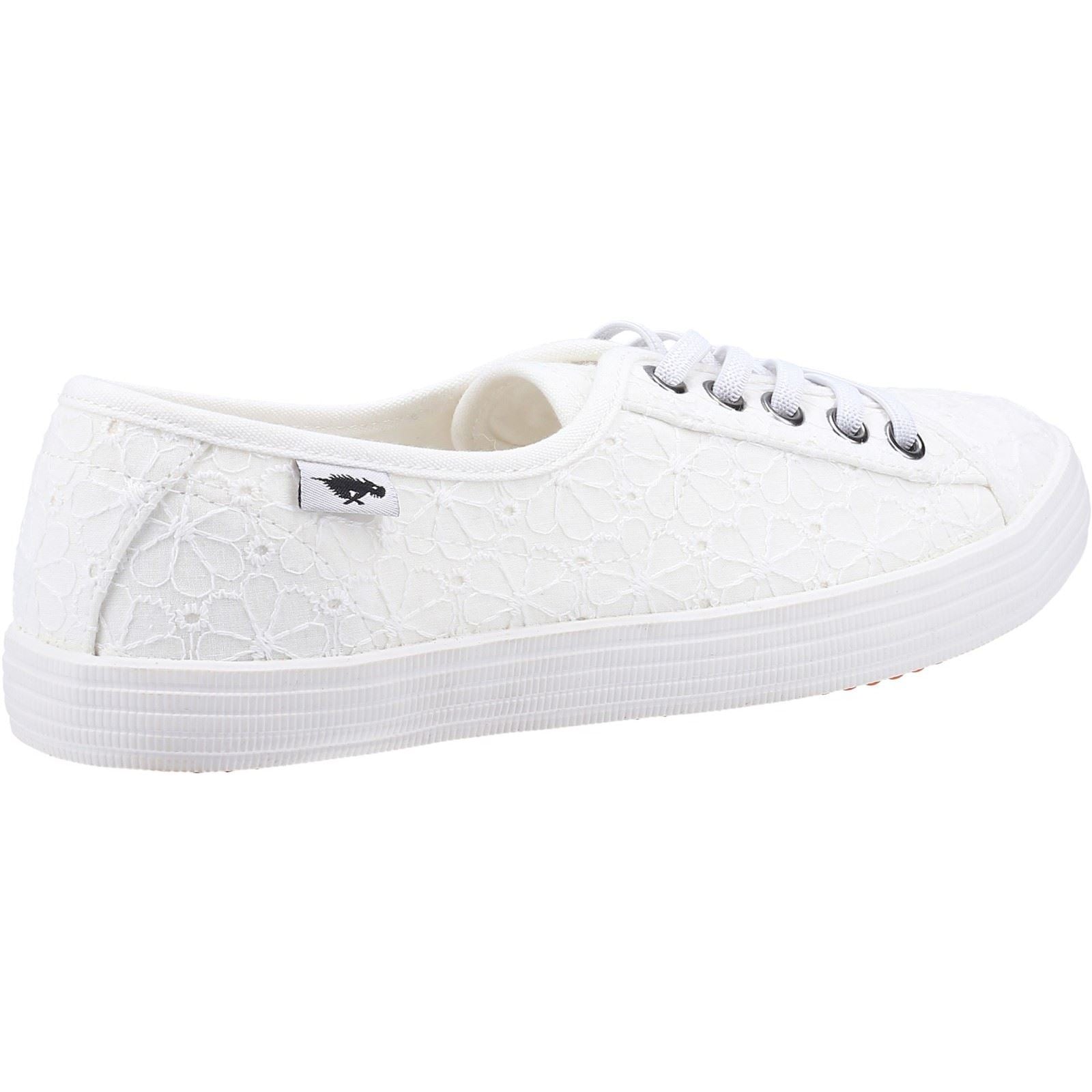 Rocket Dog Chow Chow Damen Sneaker Aus Weißer Baumwolle