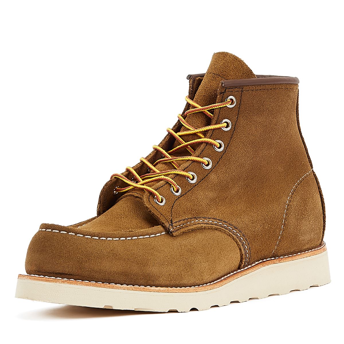 Red Wing Shoes Heritage Work 6-Zoll Moc Toe Herren Olivgrüne Mohave-Stiefel