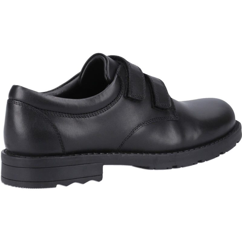 Hush Puppies Barry Senior Lederschuhe Für Jungen In Schwarz
