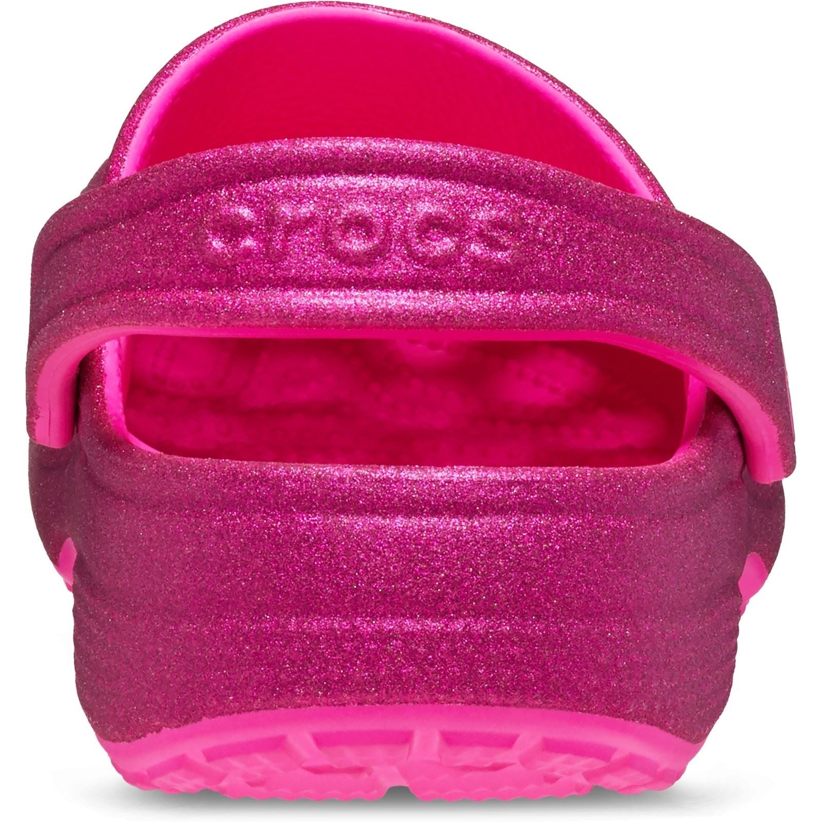 Crocs Classic Glitter Thermoplastische Rosa Crush Clogs