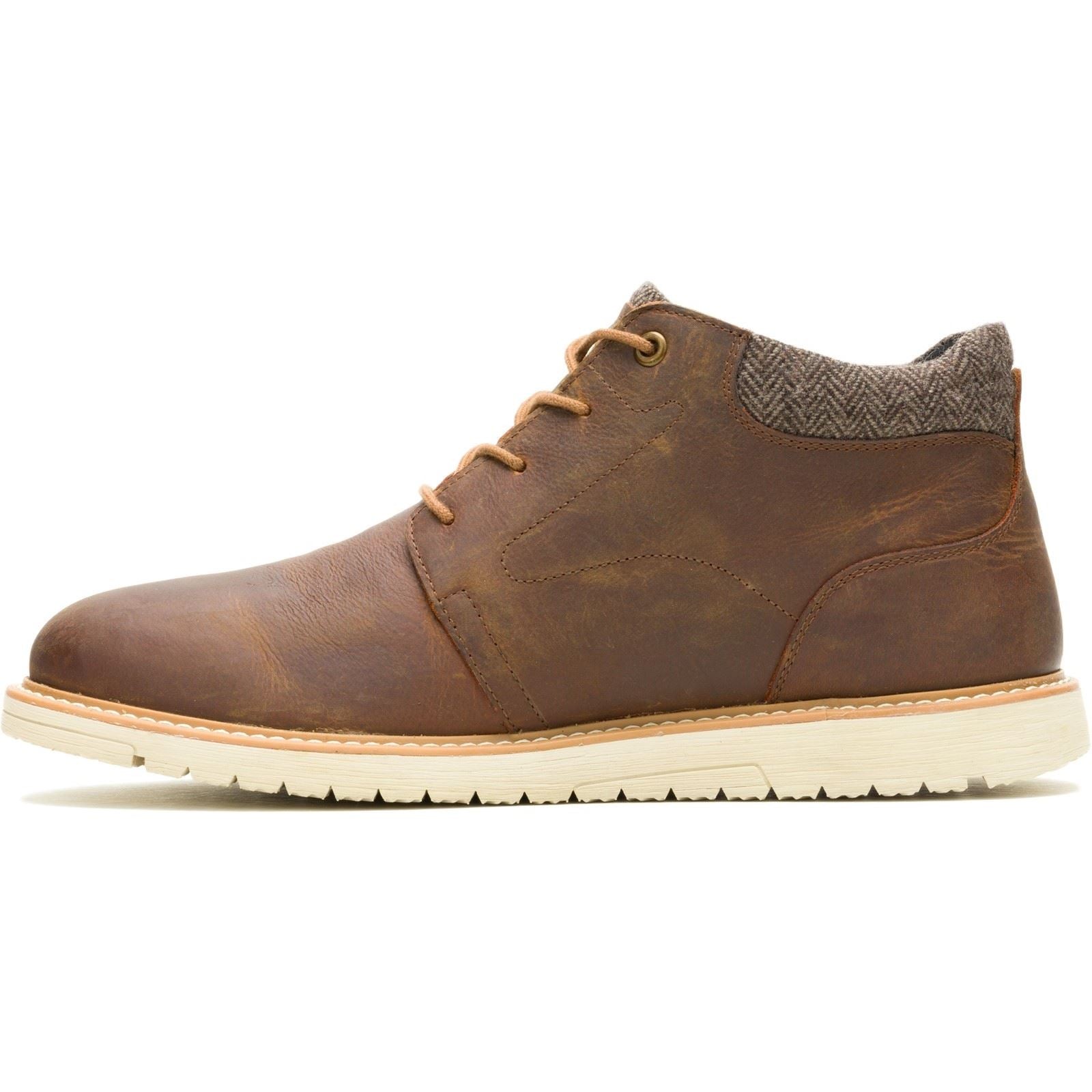 Hush Puppies Jenson Leder Herren Stiefeletten in Tan