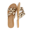 Tower London Cut Out Damen Pantoletten Aus Leder In Beige