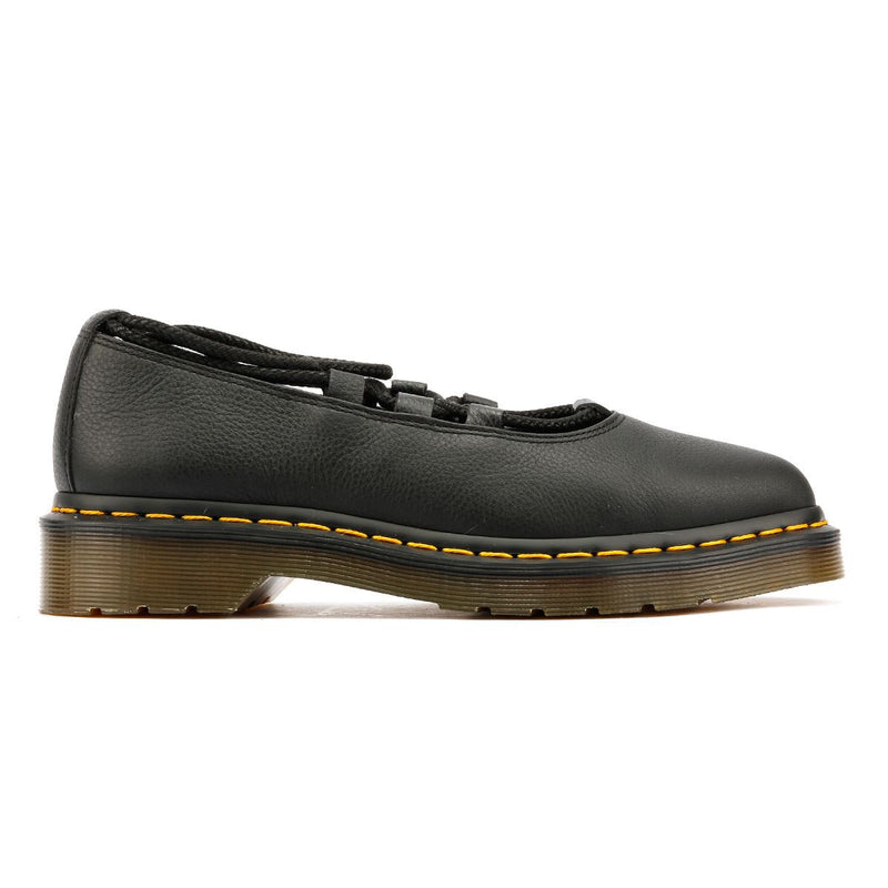 Dr. Martens Elphie II Virginia Lederschuhe Für Damen In Schwarz