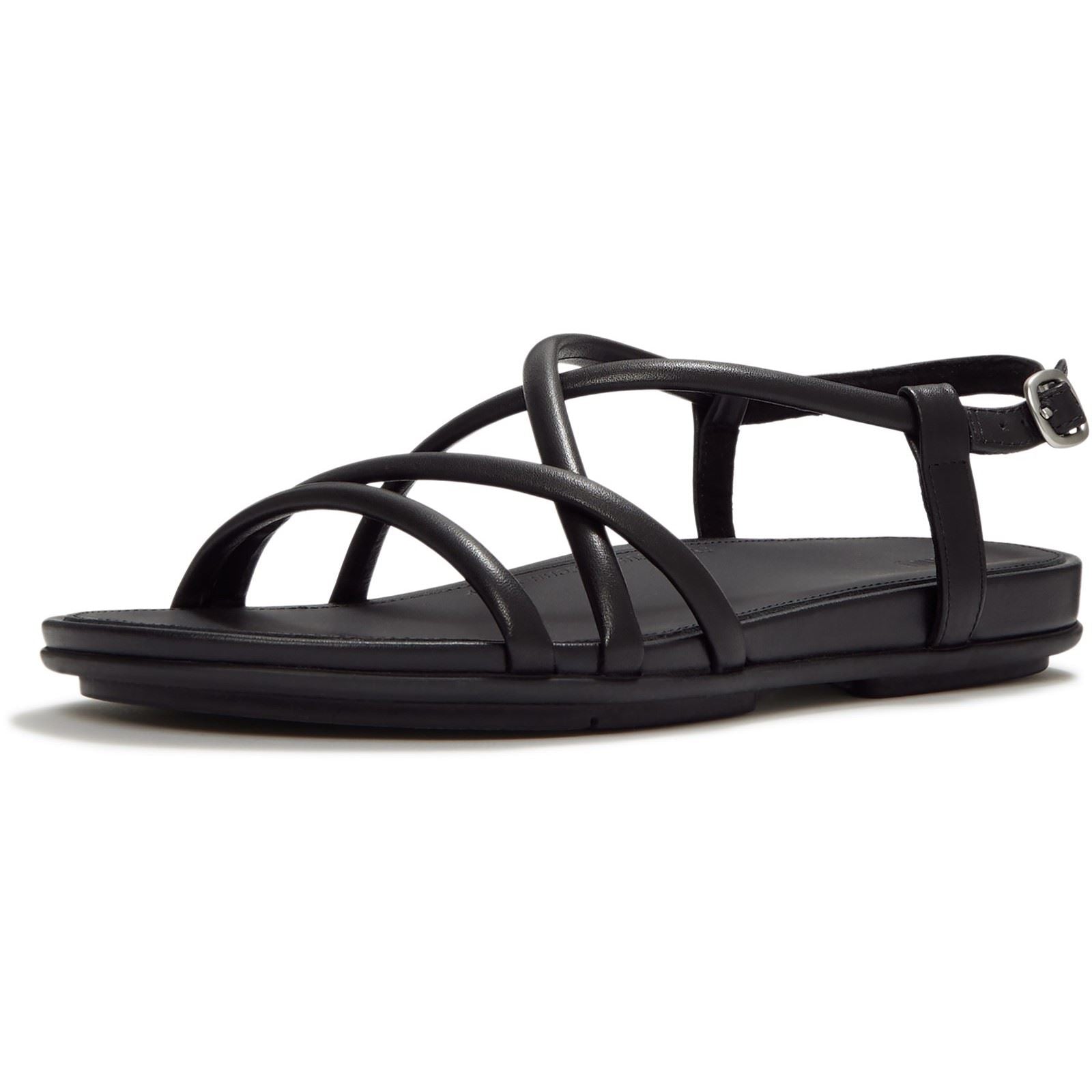Fitflop Gracie Crystal Leder Damen All Black Sandalen