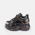 Buffalo 1339-14 Damen Sneaker Aus Braunem Leder