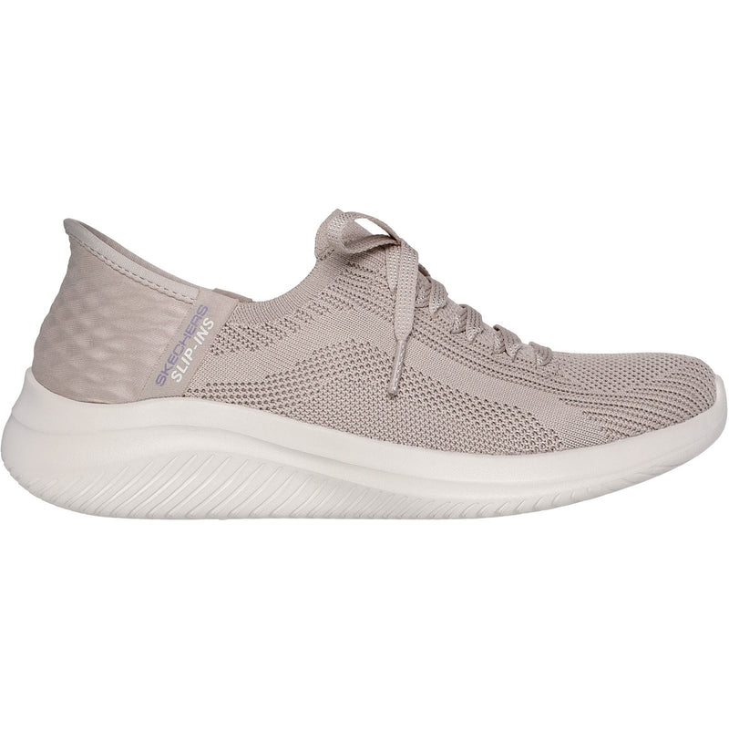 Skechers Ultra Flex 3.0 Brilliant Path Damen Textil Sneaker In Taupe