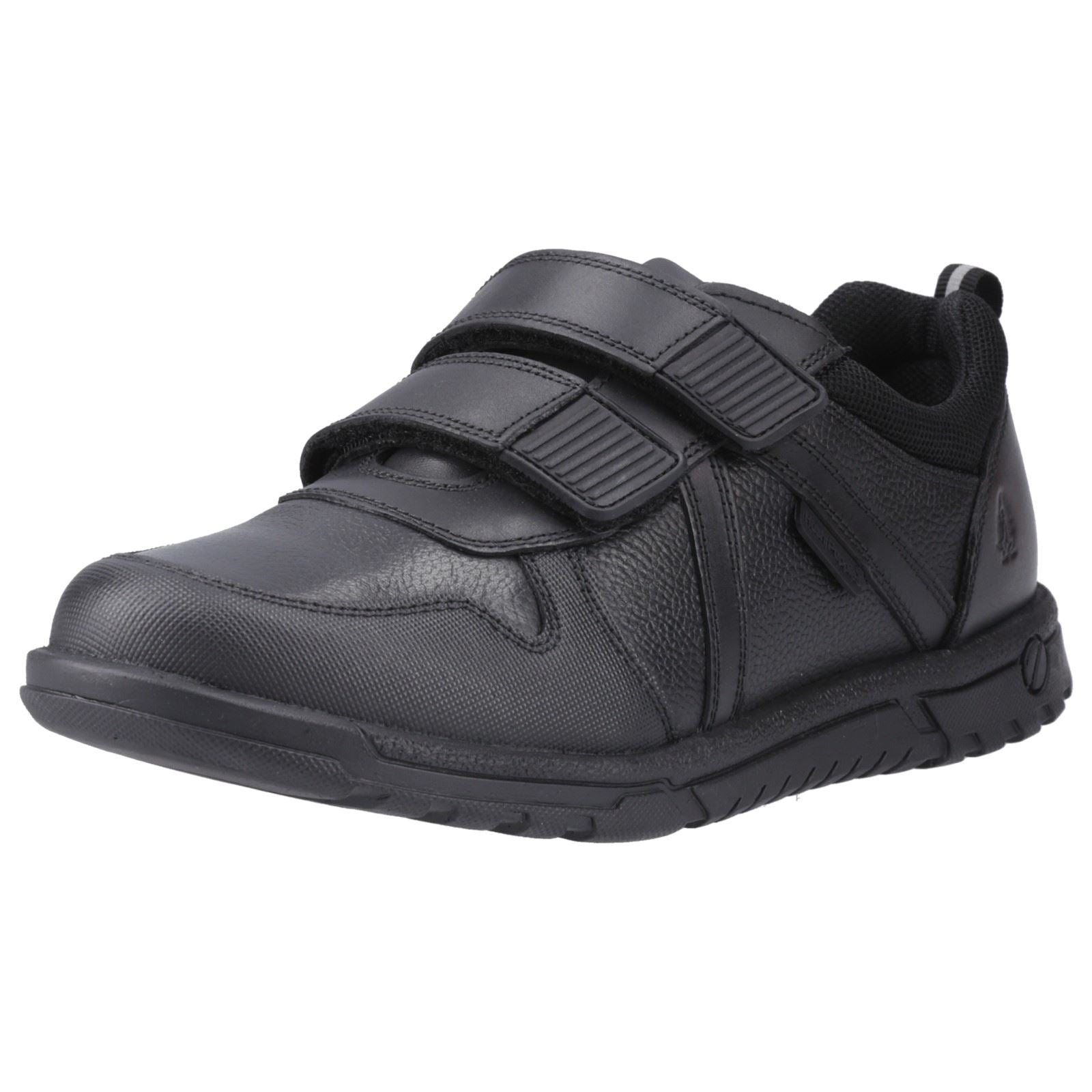 Hush Puppies Spencer Senior Lederschuhe Für Jungen In Schwarz