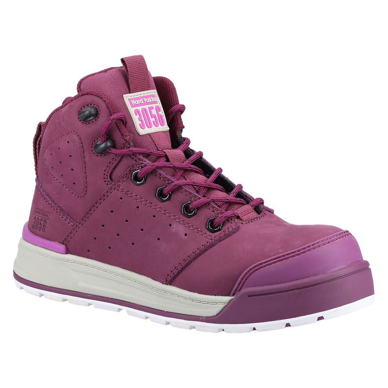 Hard Yakka Dreitausendsechsundfünfzig Spitzenleder Damen Shiraz Sicherheitsschuhe