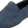 Ben Sherman Amarillo Herren Wildleder Mokassins In Blau