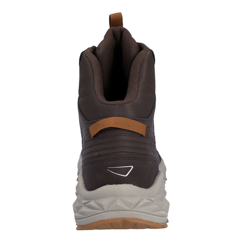 Hi-Tec Fuse Trek Mid Polyester Herren Wanderstiefel In Stahl/Anthrazit/Hellgelb