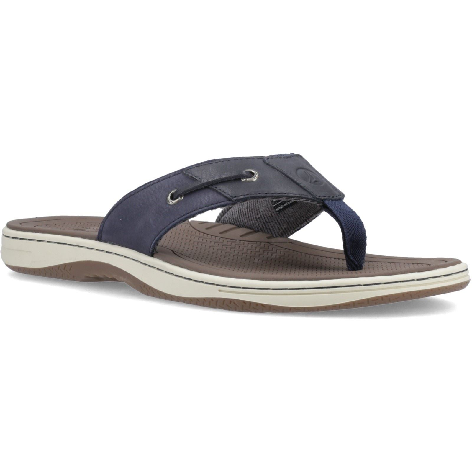 Sperry Baitfish Leder Herren Marine Sandalen