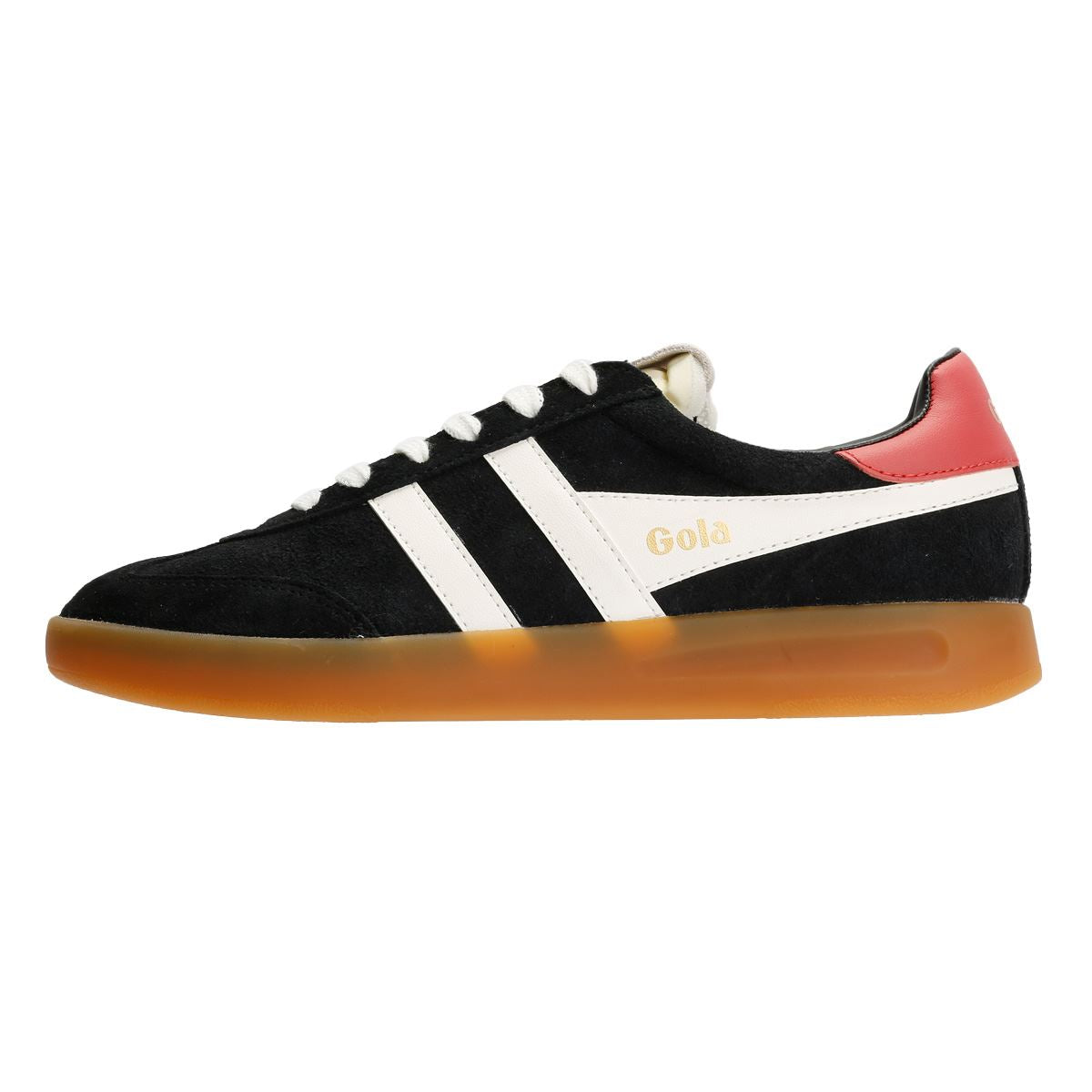 Gola Cyclone Wildleder Damen Schwarz Sneakers