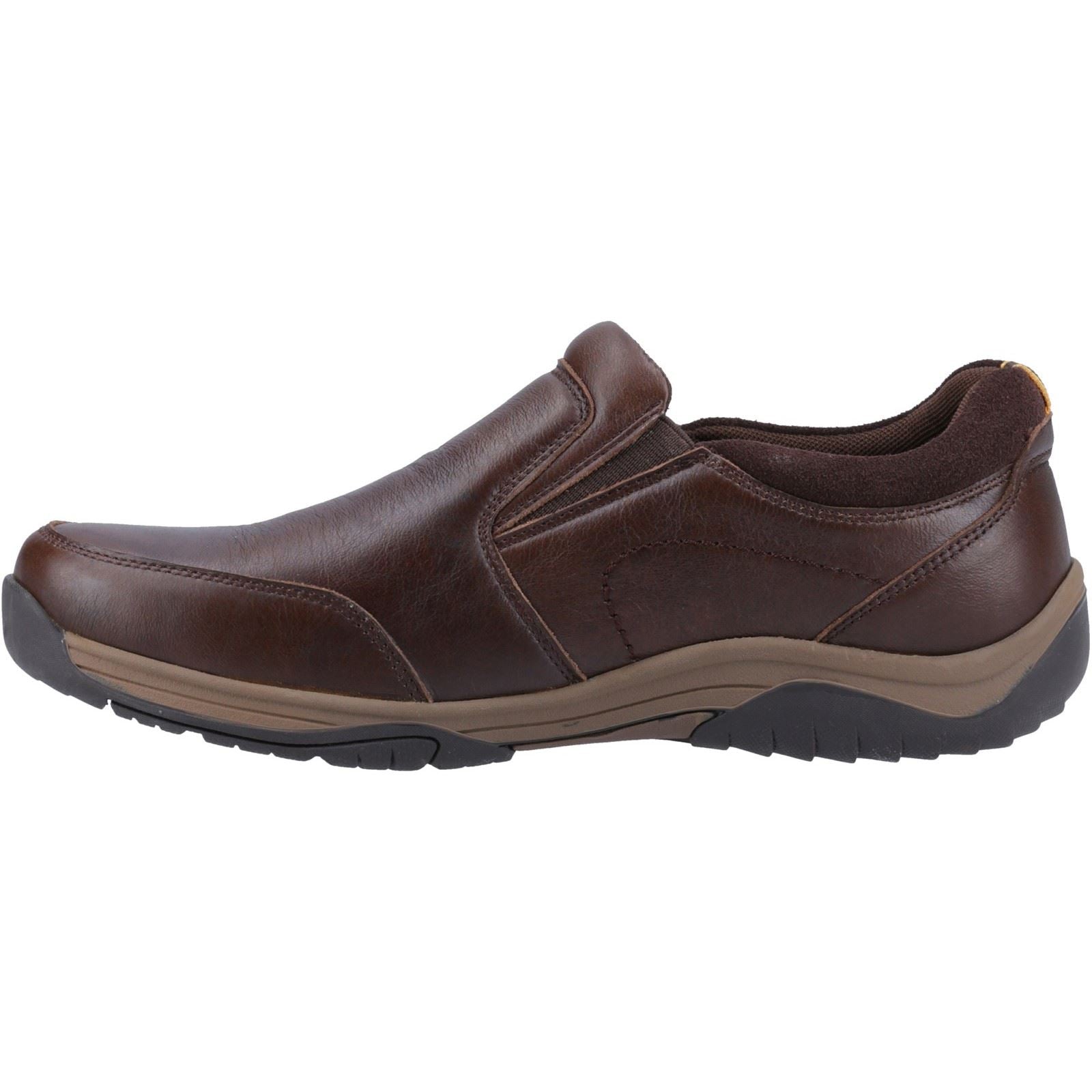Hush Puppies Donald Herren Mokassins Aus Leder In Kaffeebraun