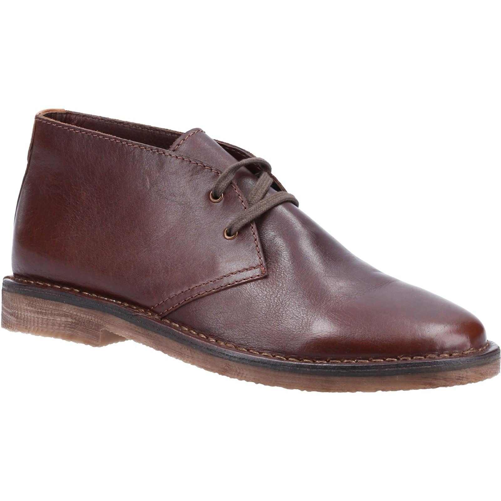 Hush Puppies Samuel Braune Herrenstiefel Aus Leder