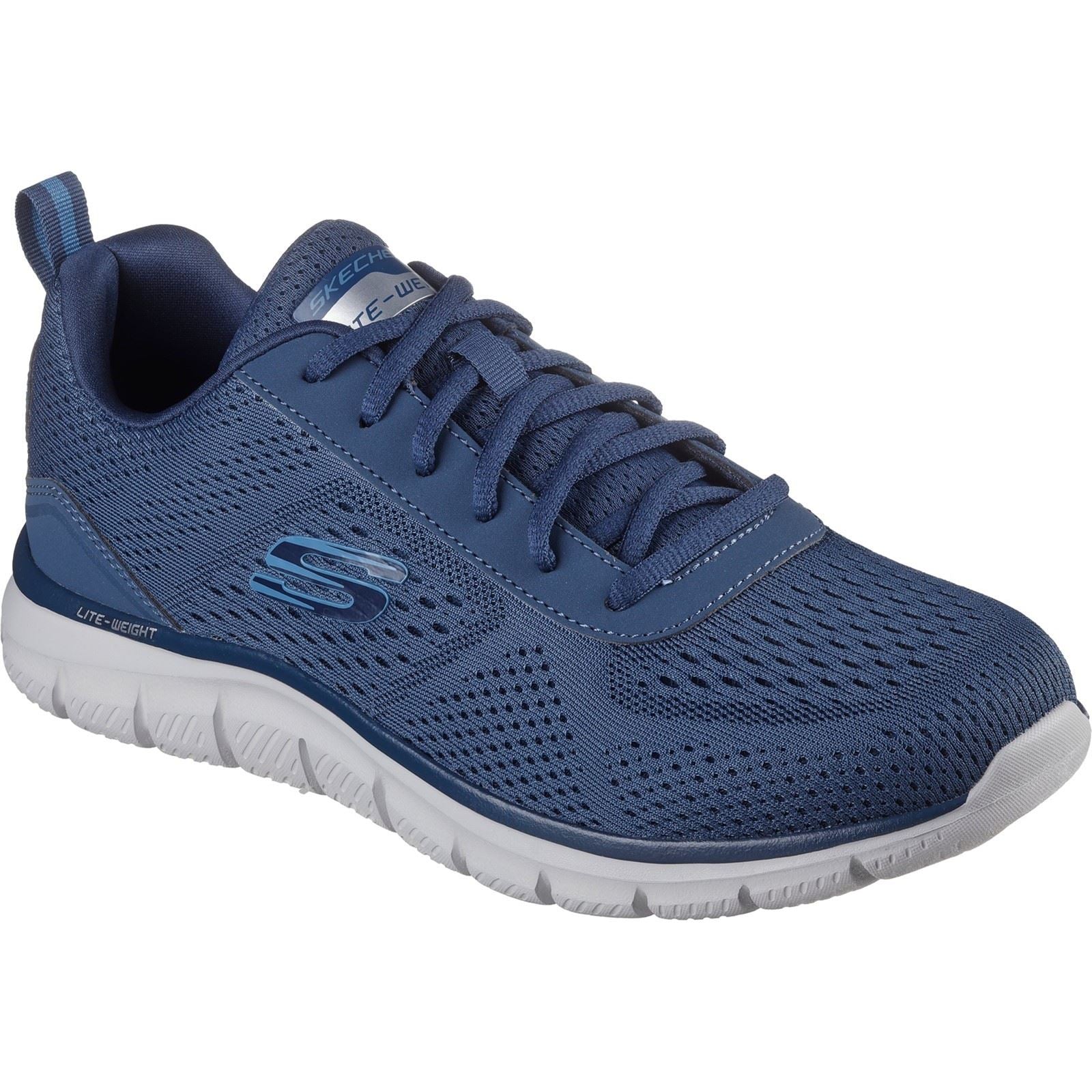 Skechers Track Leshur Herren Sneaker aus Polyester in Blau