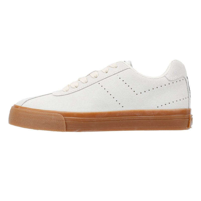 Pony Highbridge Low Wildleder-Weiße Turnschuhe