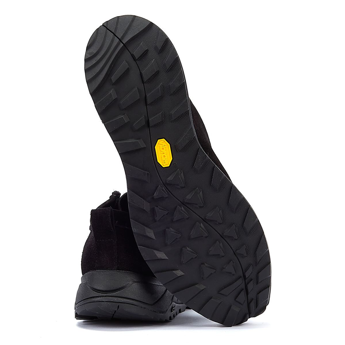 Clarks Originals Walla Eden Lo Herren Schwarze Wildleder-Slipper