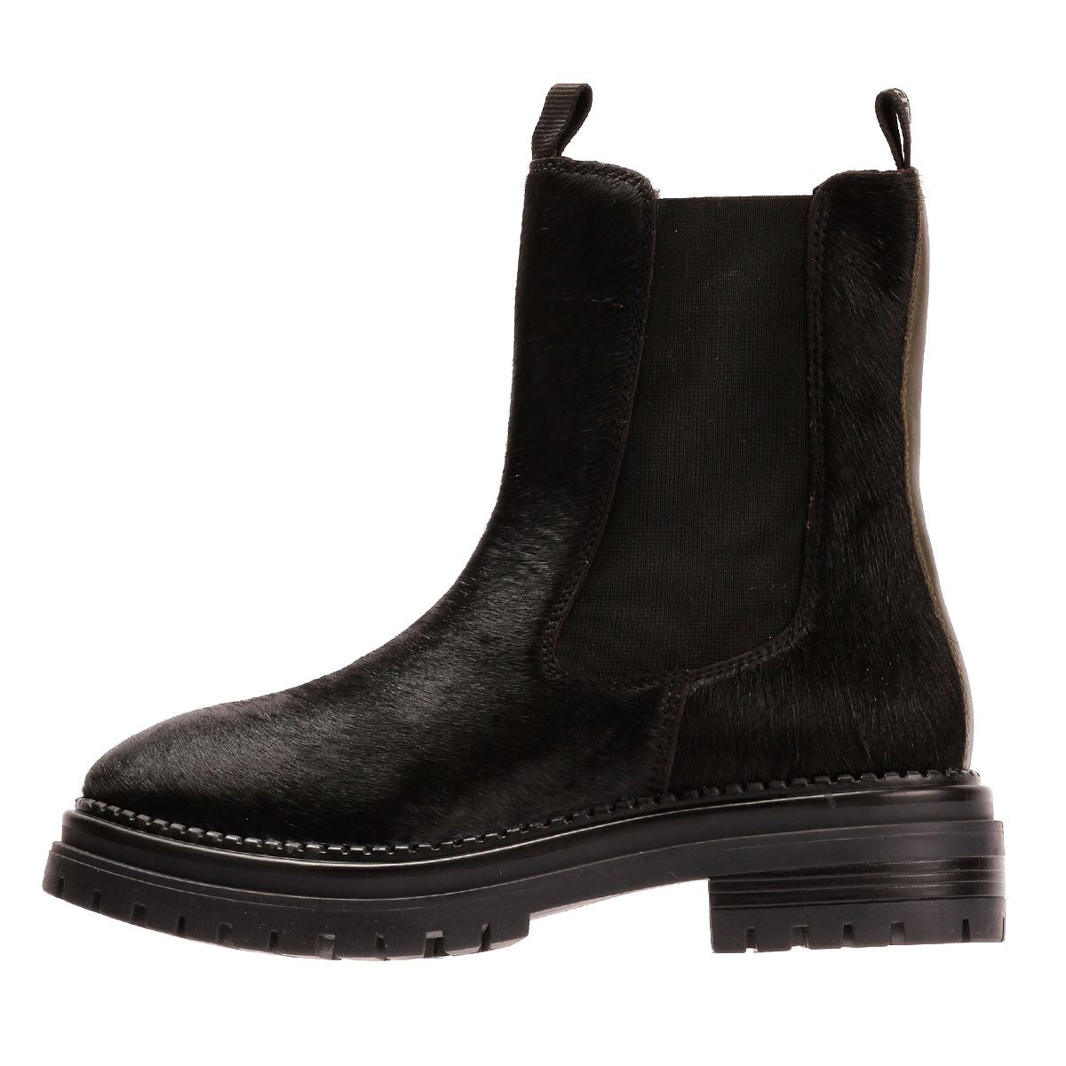 Osprey London The Hampton Chelsea Leder Damen Schwarze Stiefel