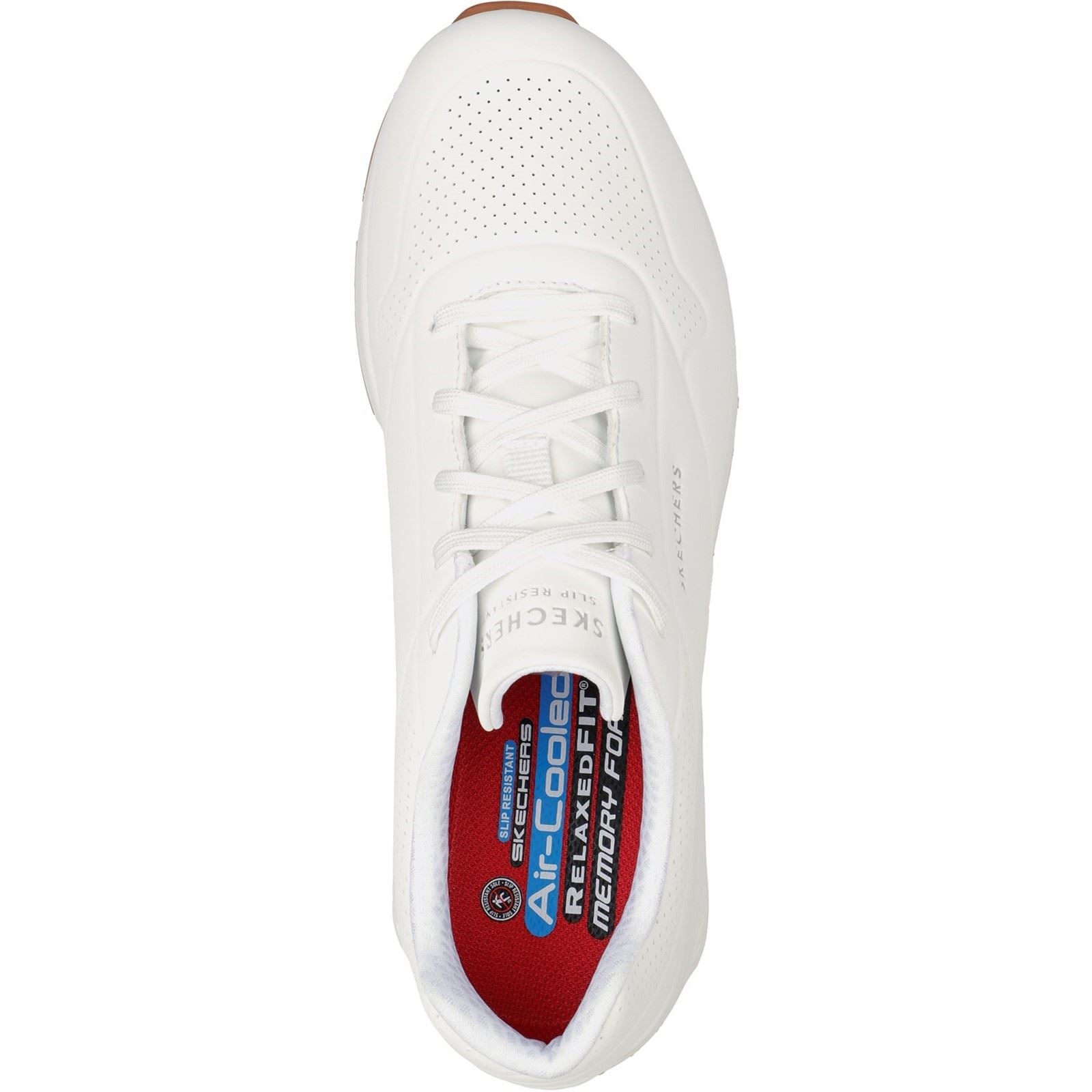 Skechers Workwear Work Relaxed Fit: Uno SR Sutal Herren Weiße Sicherheitssneaker