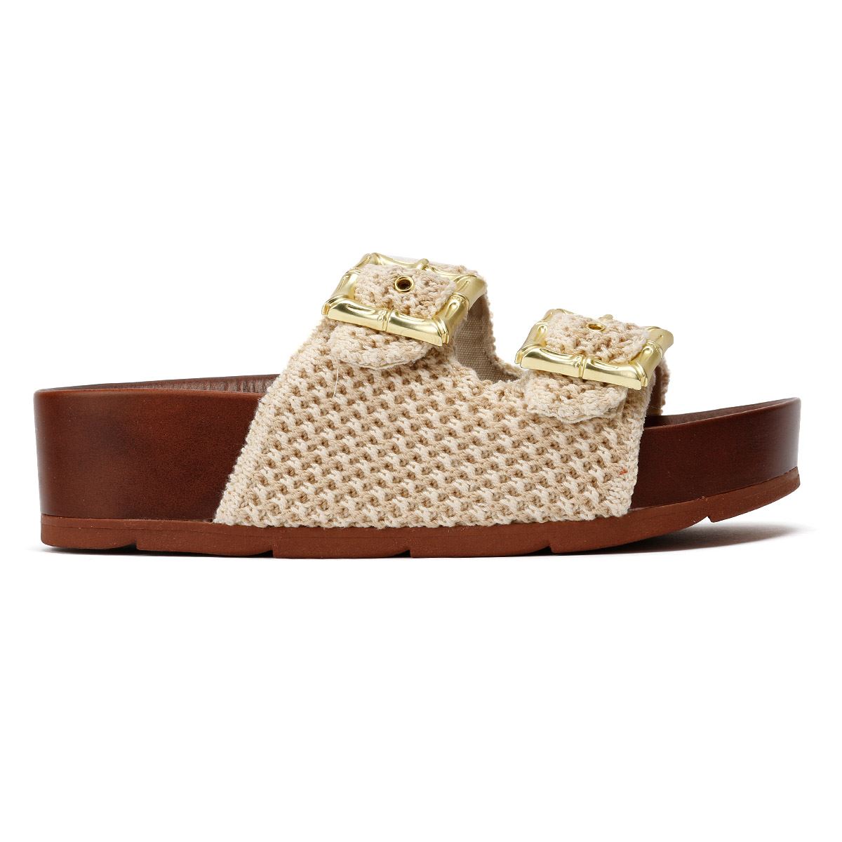 Desert Fleur Super Damen Beige Sandalen