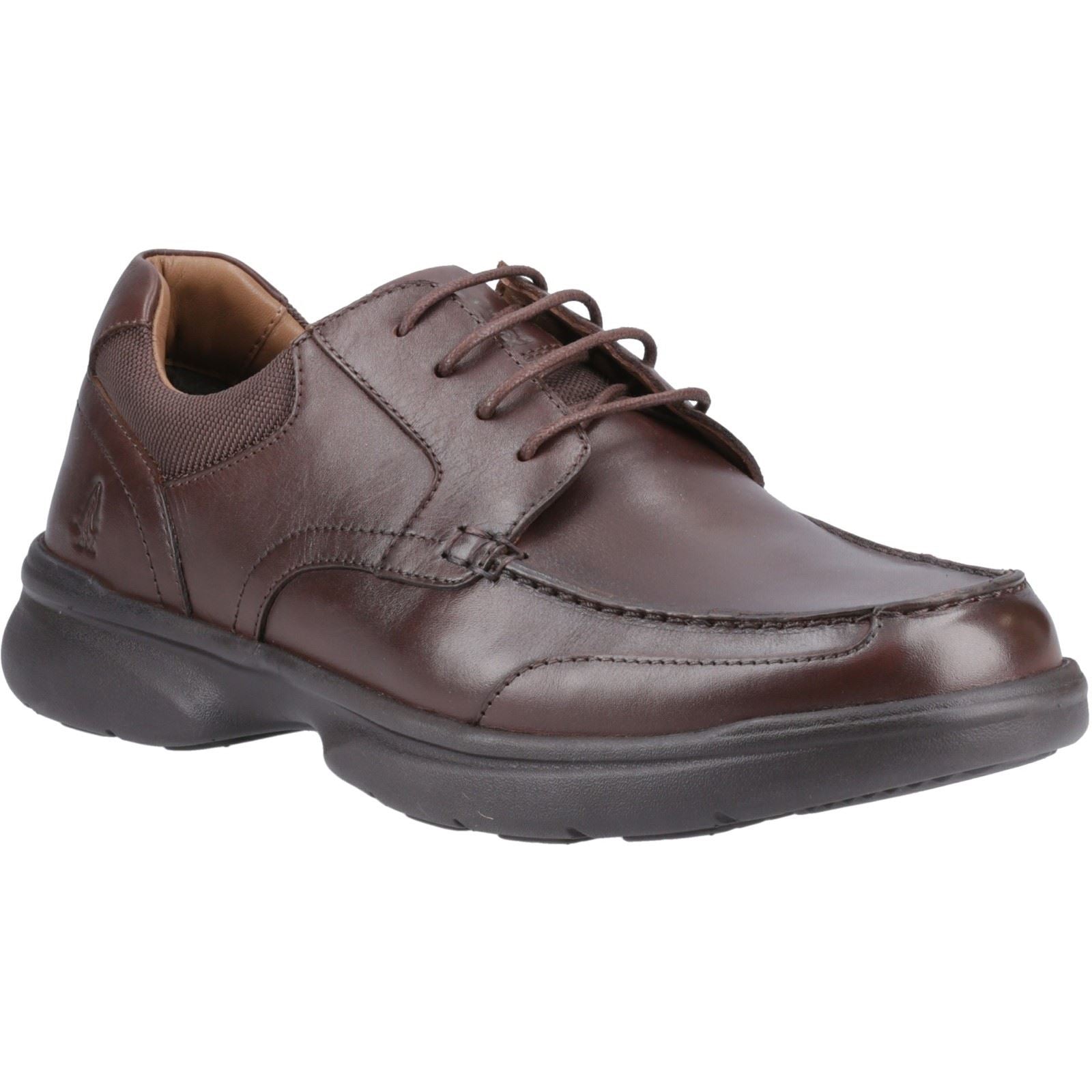 Hush Puppies Hugh Herren Schnürschuhe Aus Braunem Leder