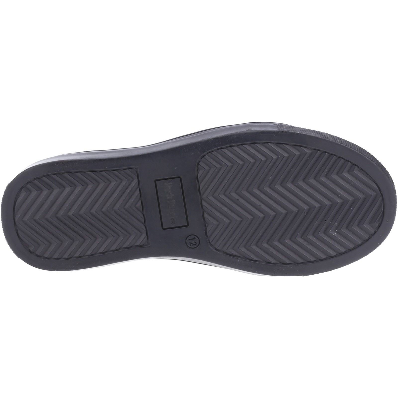 Hush Puppies Sam Junior Die Schwarzen Schnürschuhe Für Jungen Aus Leder