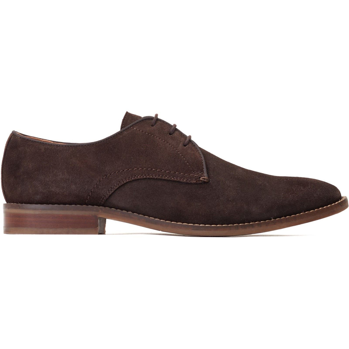 Base London Bronte Herren Oxford Schuhe Aus Dunkelbraunem Leder