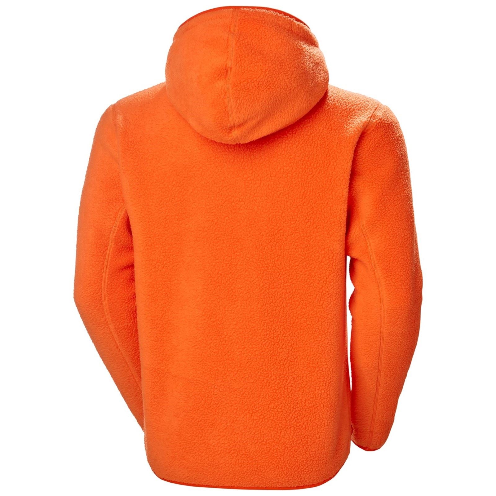 Helly Hansen Workwear Heritage Pile Hoodie Herren Orangenfleecejacke