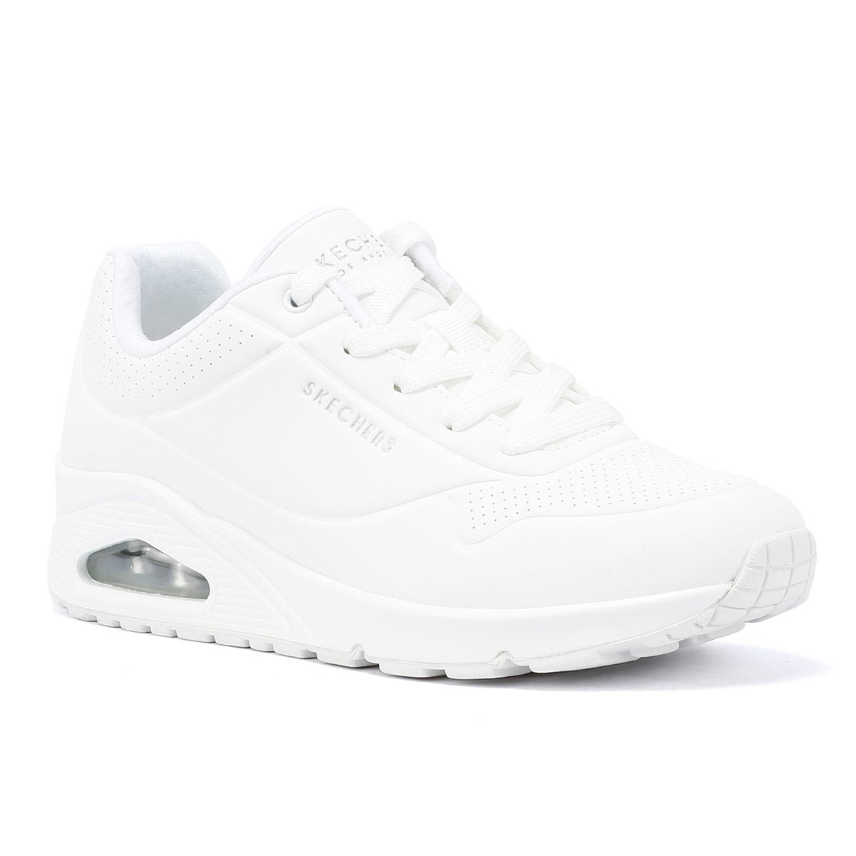 Skechers Uno Weiße Damensneakers