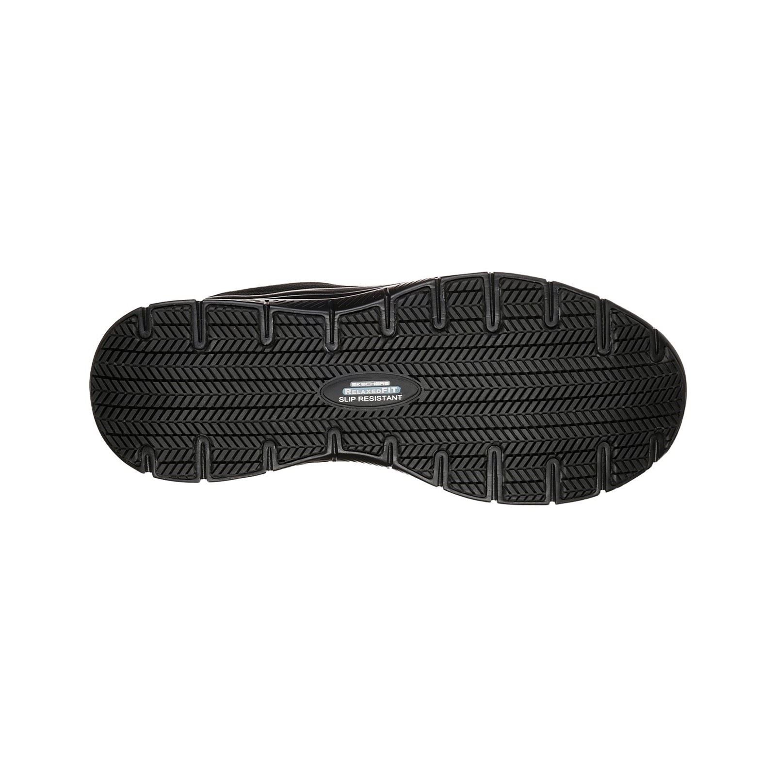 Skechers Workwear Flex Advantage - Bendon Sr Polyester Herren Schwarze Sicherheitssneaker