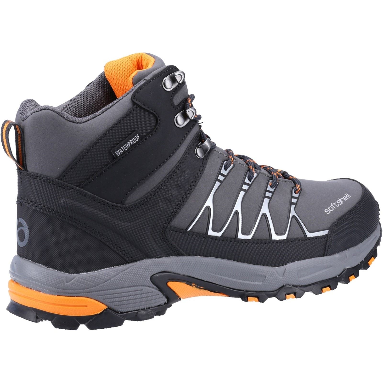 Cotswold Abbeydale Mid Herren-Wanderschuhe In Grau/Orange