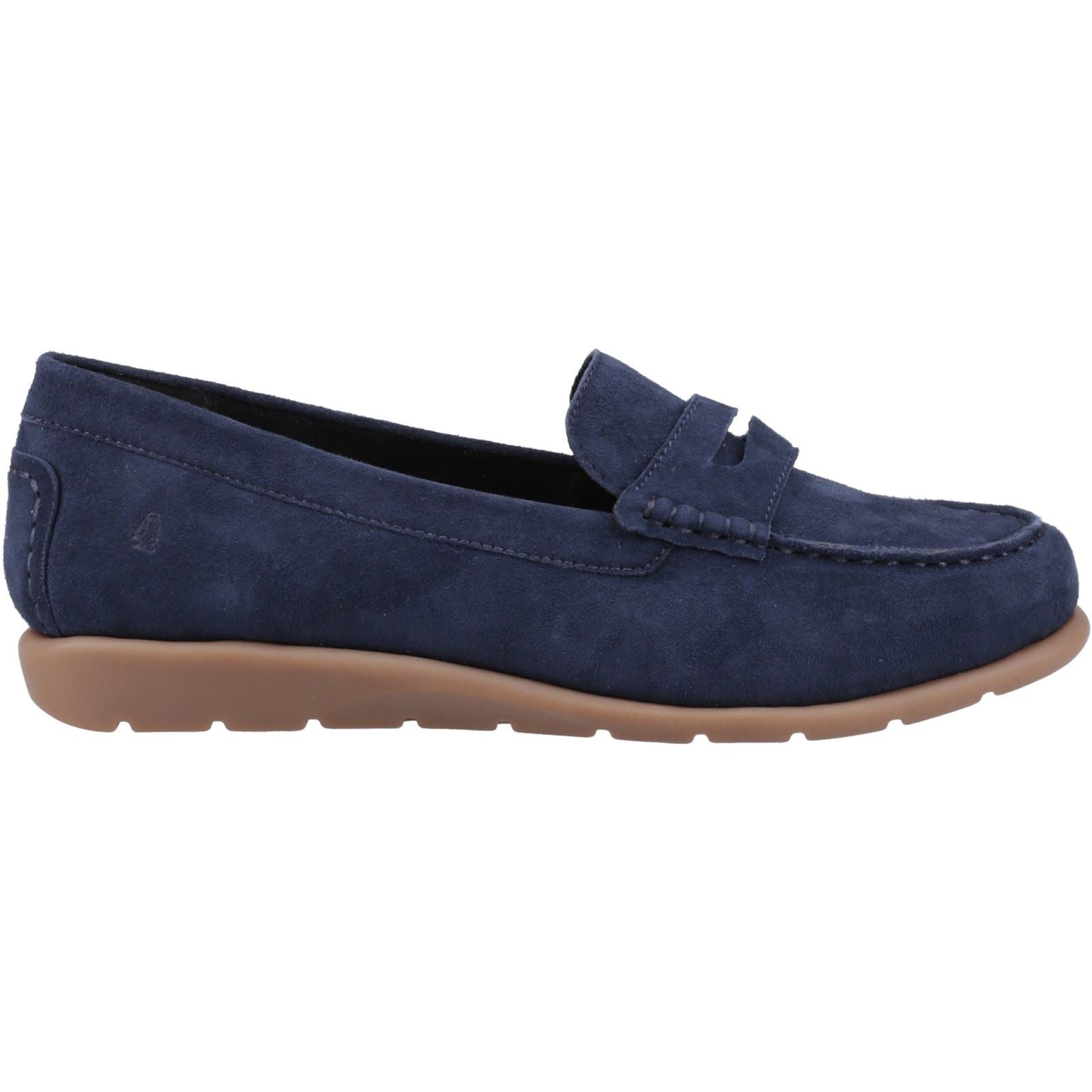 Hush Puppies Shelby Damen Wildlederloafer In Marineblau