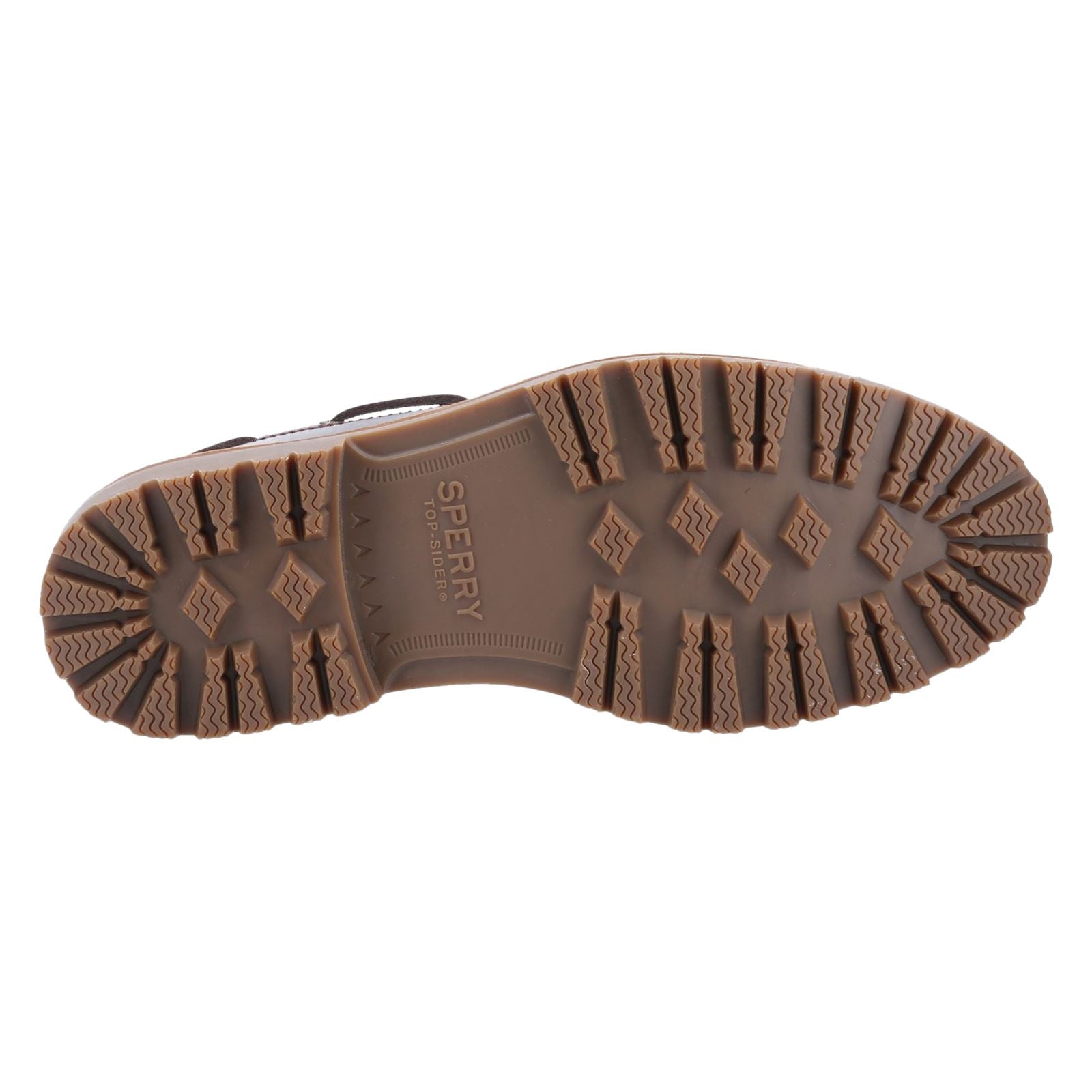 Sperry Authentic Original Lug Chukka Leder-Herrenstiefel In Amarettoton.