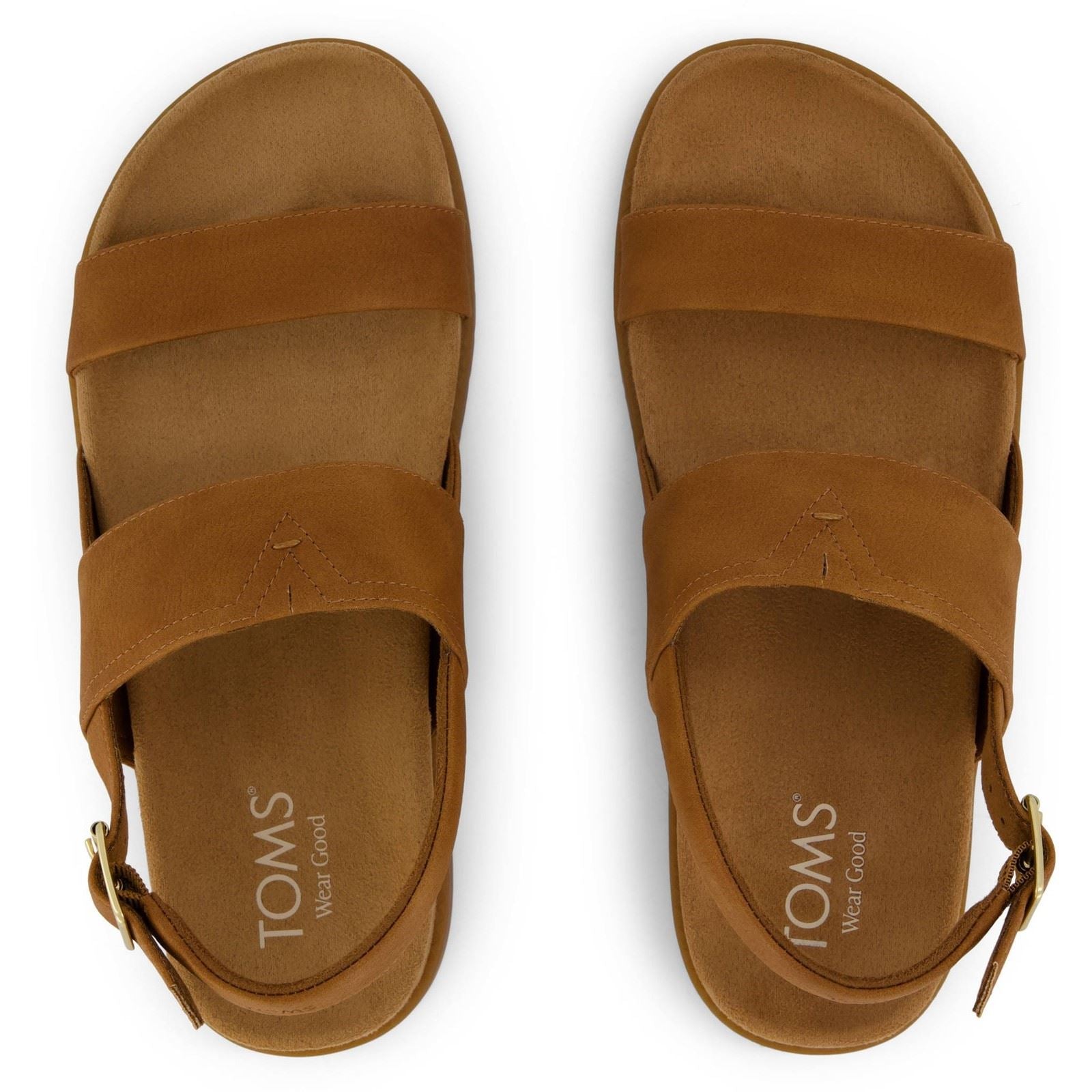 TOMS Marin Sandal Polyurethan Damen Braun Zucker Sandalen