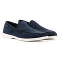 Ben Sherman Amarillo Herren Wildleder Mokassins In Blau