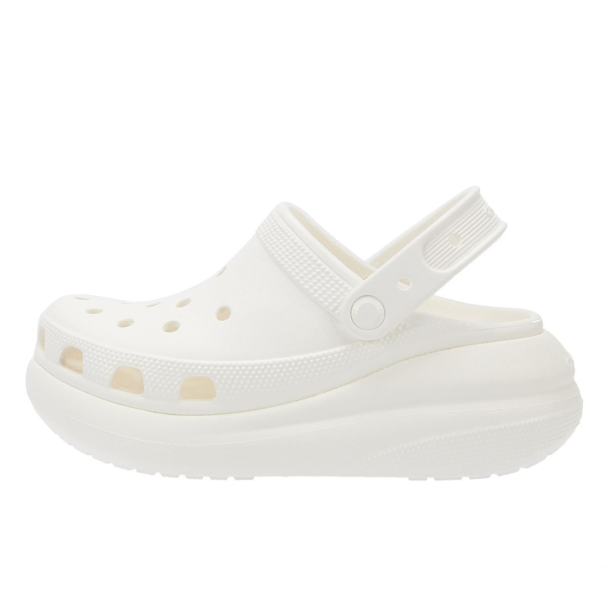 Crocs Classic Crush Clog Damen Weiß Sandale