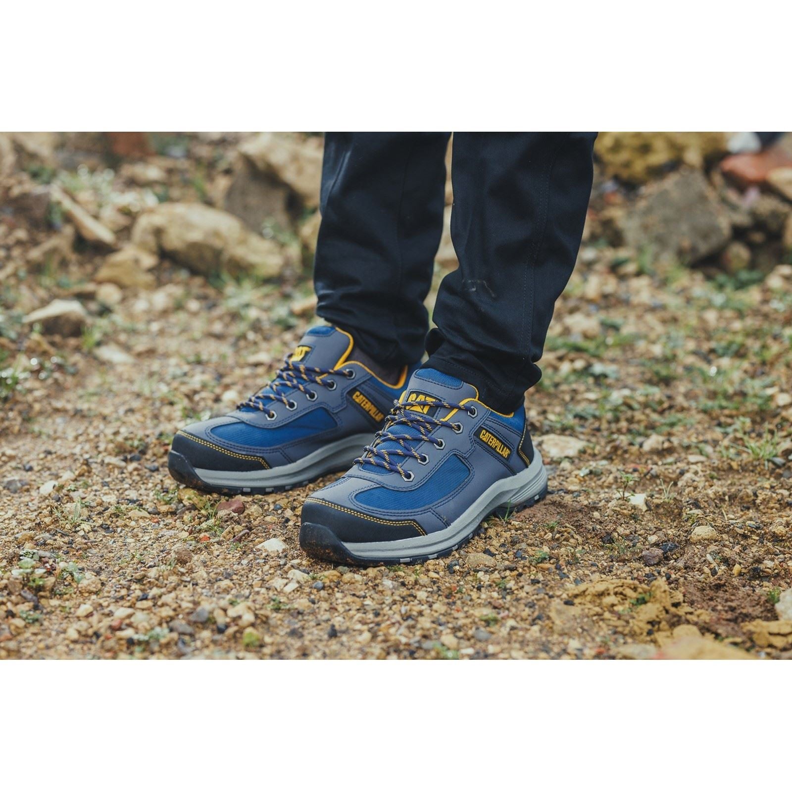 Caterpillar Elmore Low Synthetic Navy Sicherheits-Sneaker