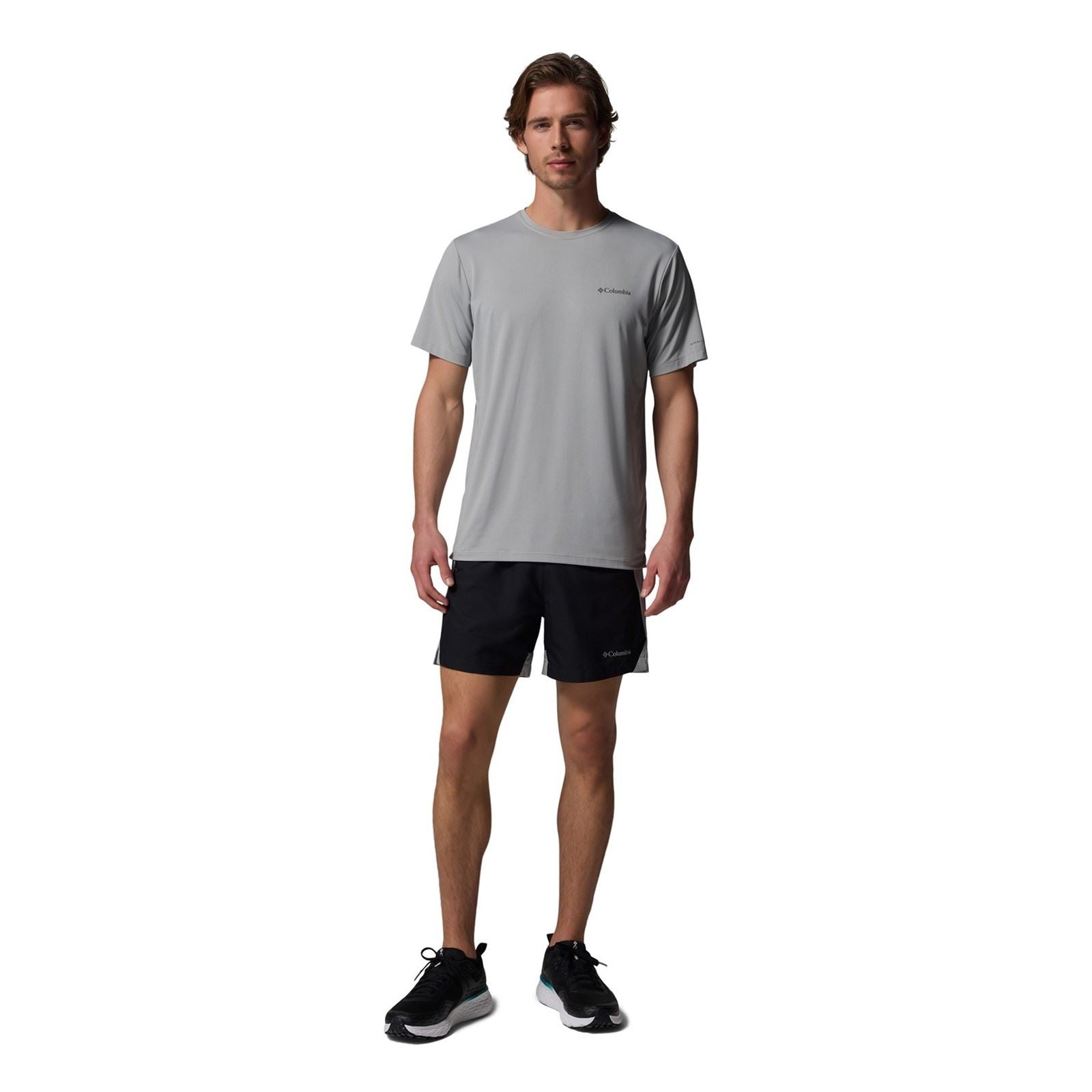 Columbia Three Pitch Polyester Herren Schwarze Farbe Sportshorts