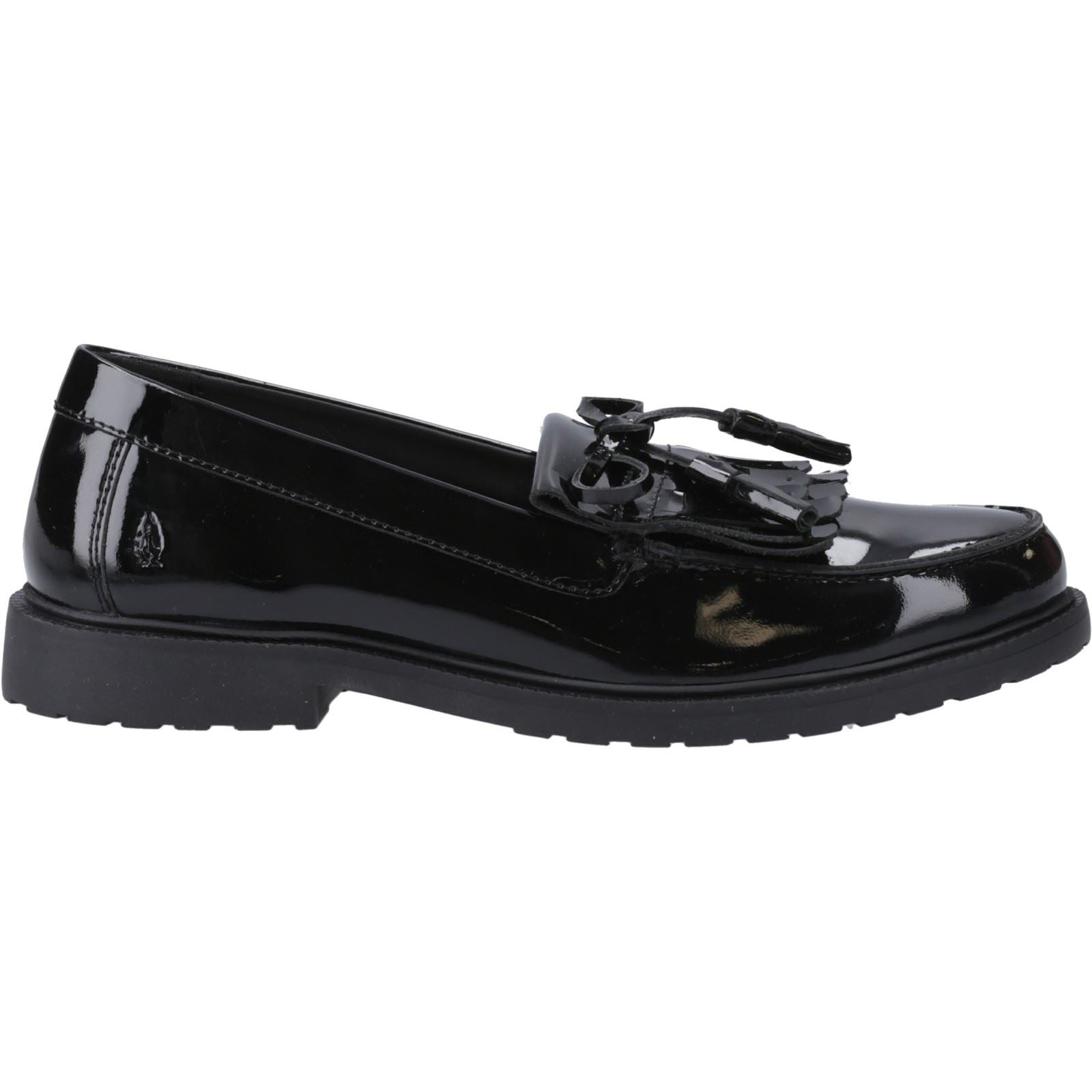 Hush Puppies Verity Kiltie Damen Schwarze Farbe Lederloafer