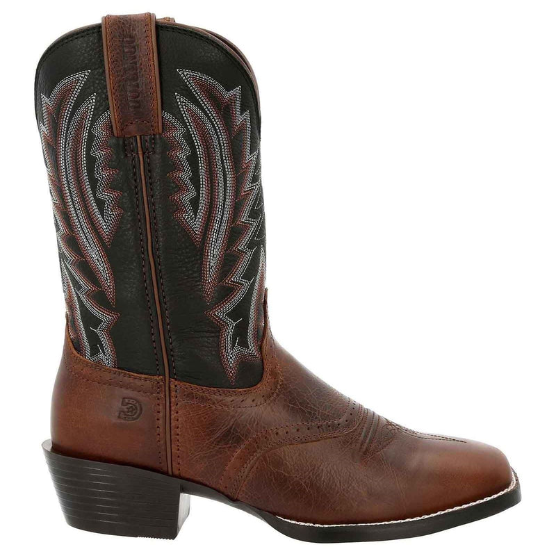 Durango Westward Leder Herren Dunkel Kastanienbraun/Schwarz Onyx Stiefel
