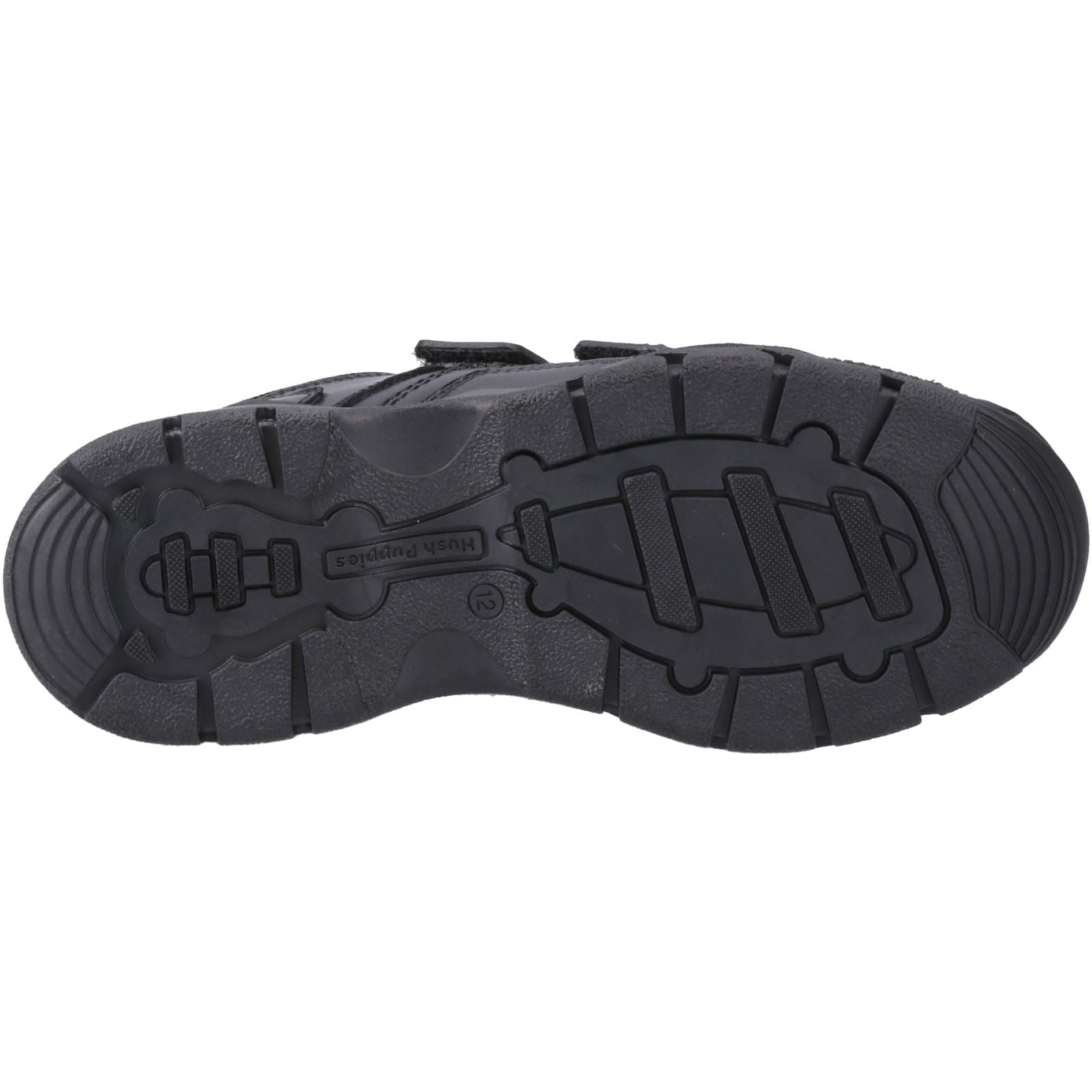 Hush Puppies Tristen Lederslipper In Schwarz Für Jungen
